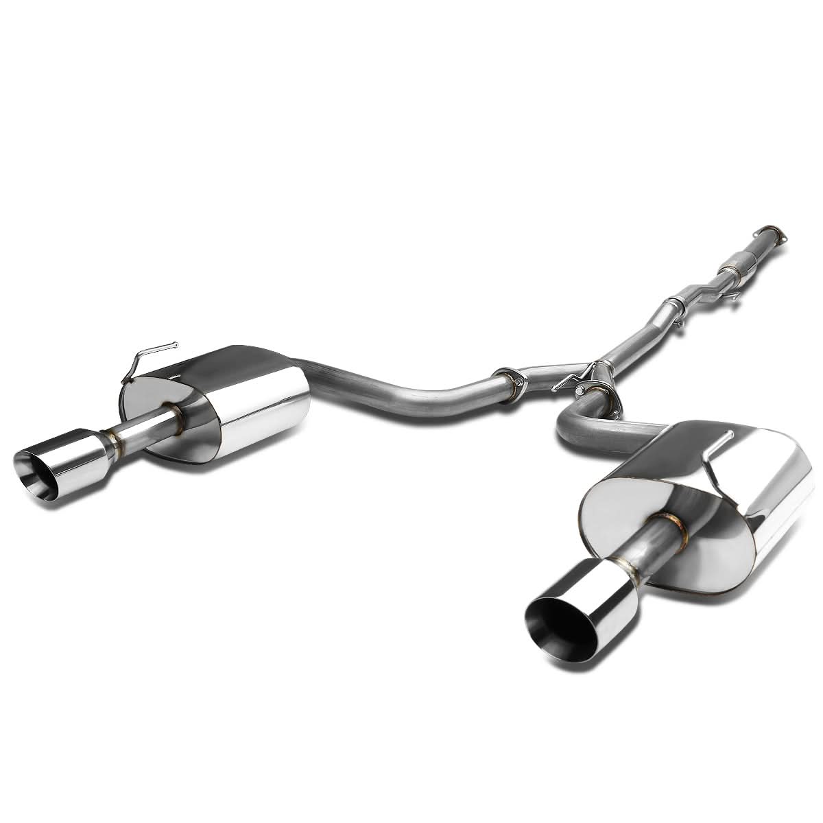 09-15 Nissan Maxima Catback Exhaust System Dual Rolled Tip Stainless Steel