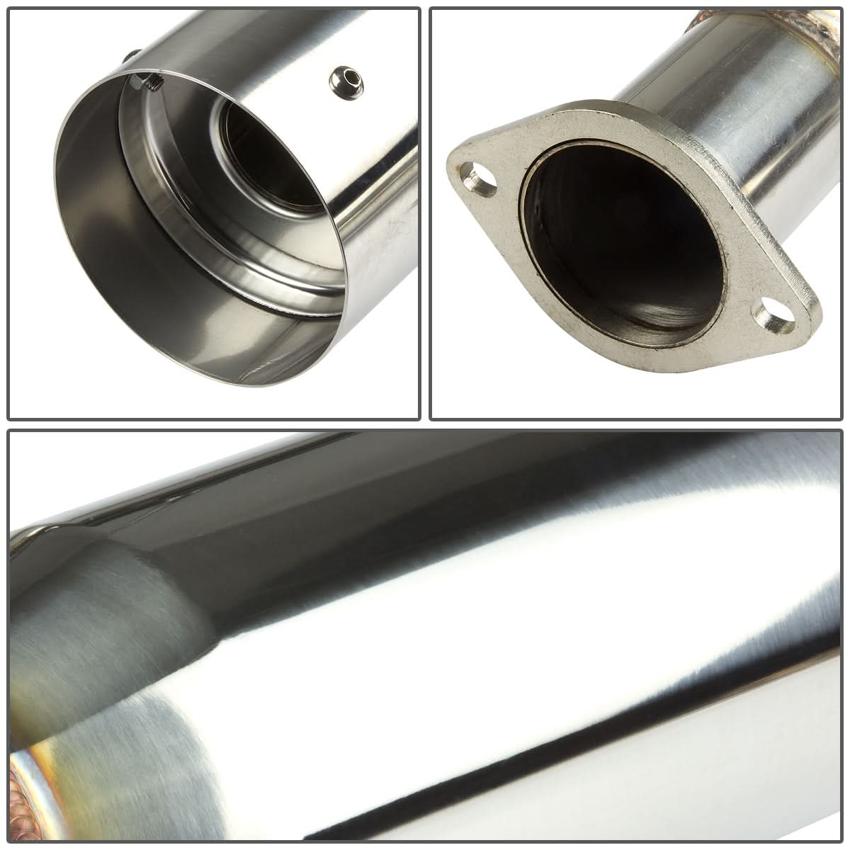 2007-2012 Nissan Sentra Catback Exhaust Single Tip Stainless Steel