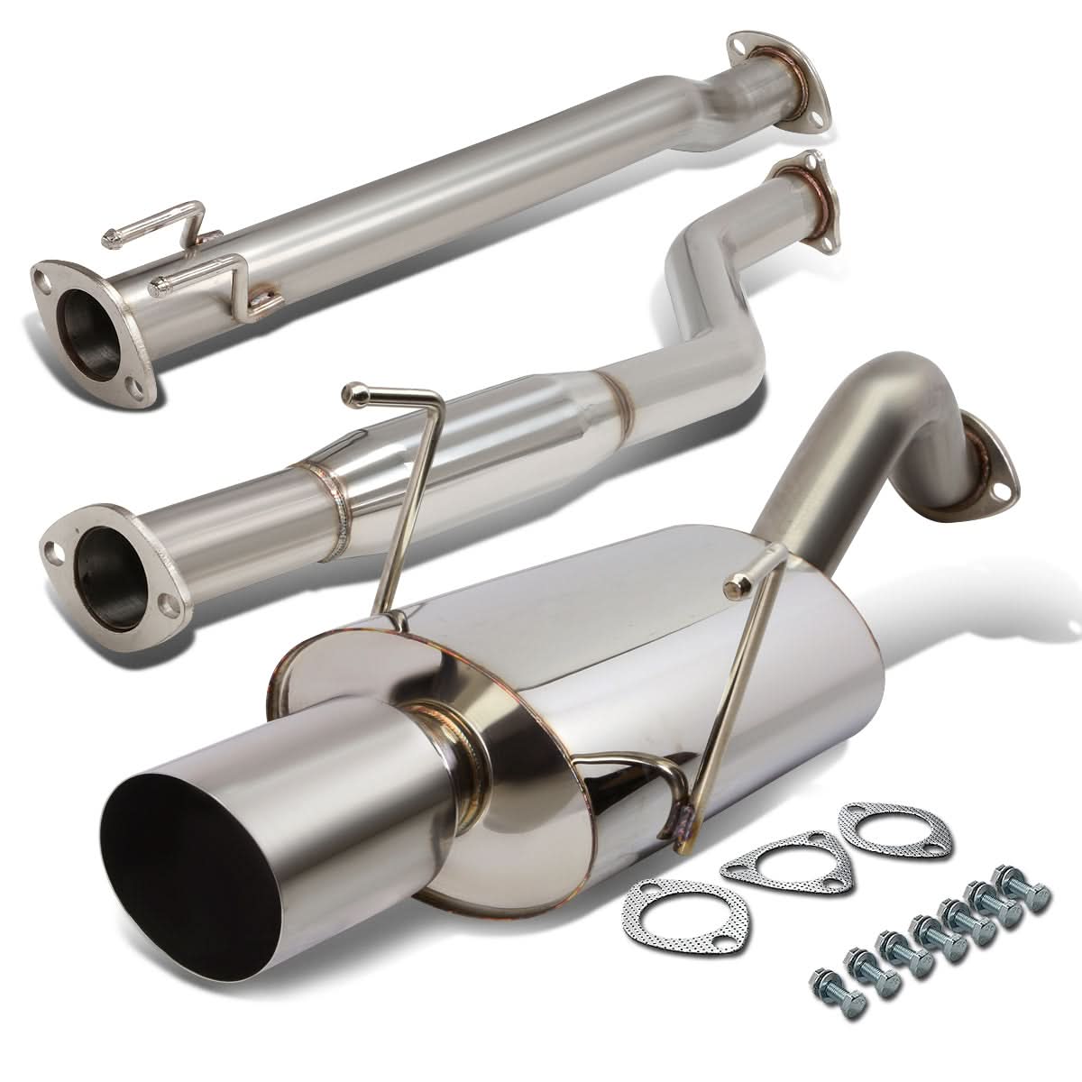 02-05 Honda Civic Si EP3 OE Style Catback Exhaust - Stainless Steel