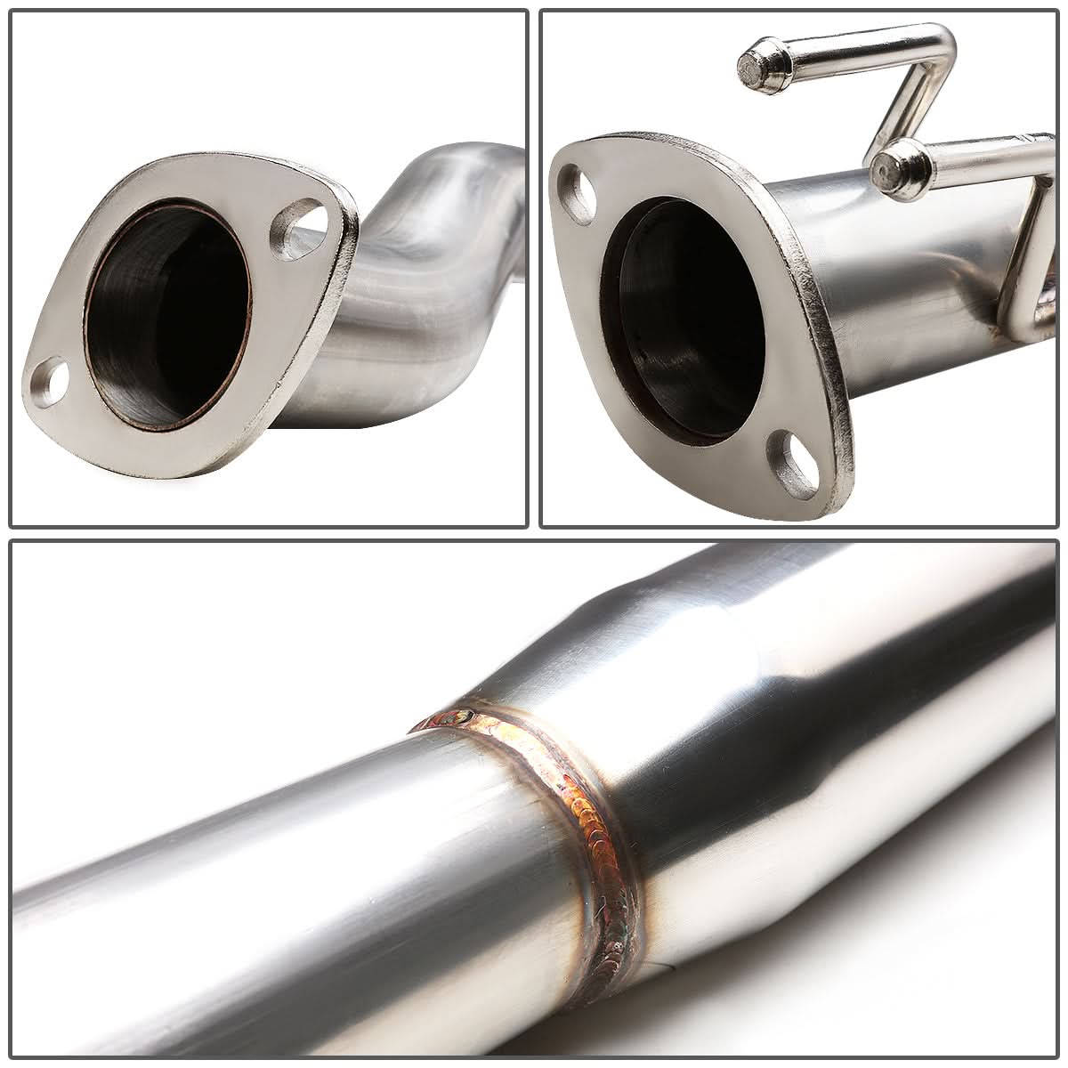 02-05 Honda Civic Si EP3 OE Style Single Tip Catback Exhaust - Stainless Steel