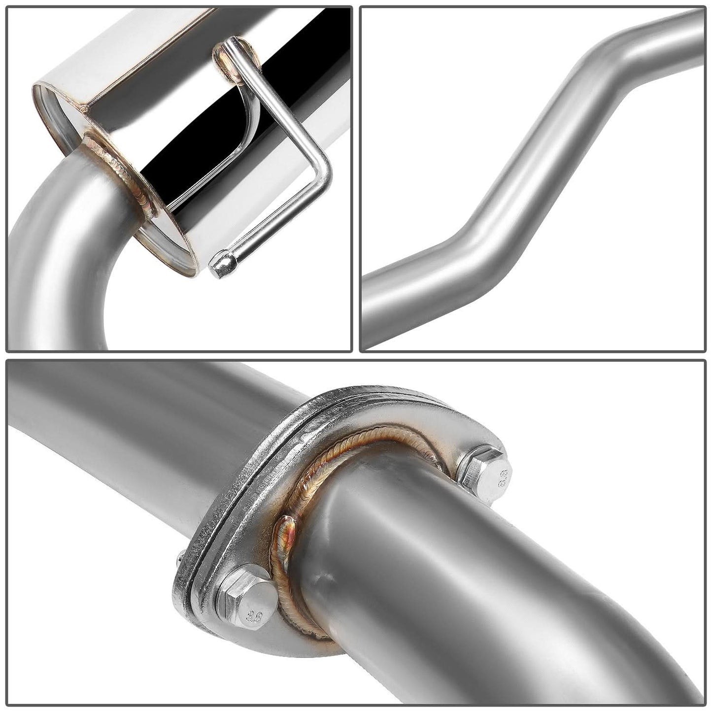 2005-2010 Scion tC Catback Exhaust System Single Tip Stainless Steel