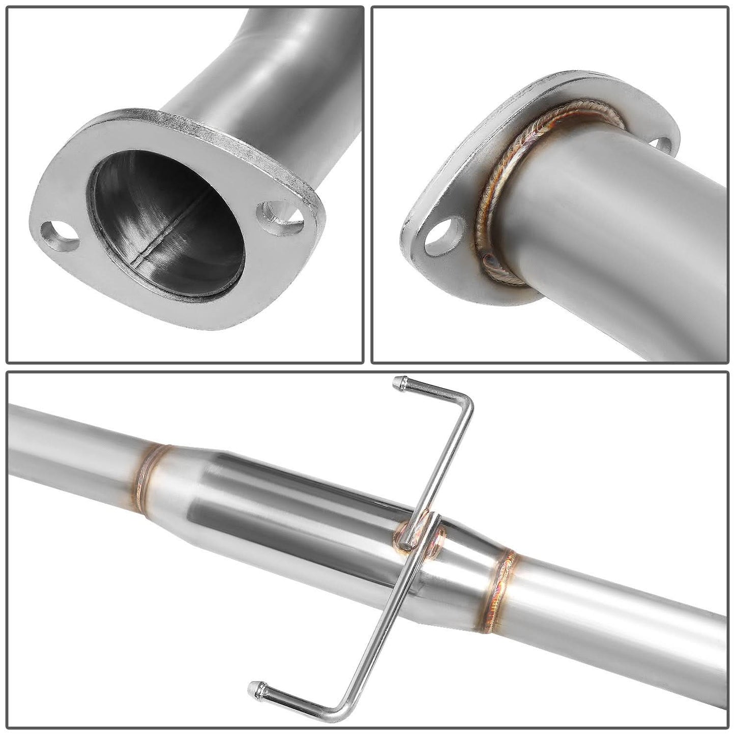 2005-2010 Scion tC Catback Exhaust Stainless Steel Single Burnt Tip
