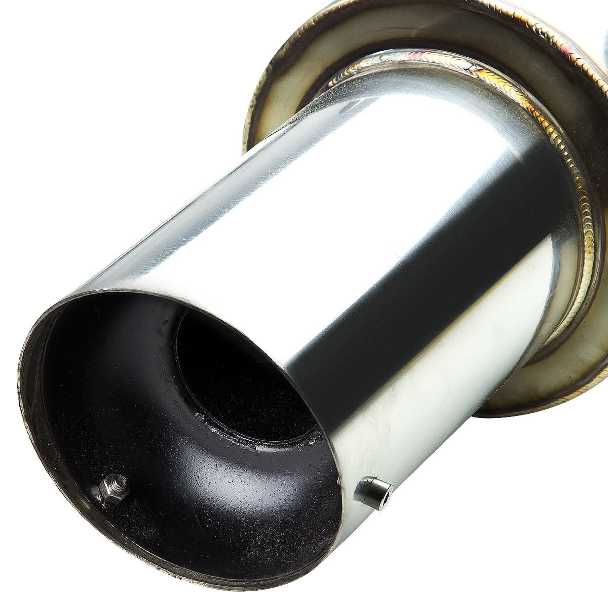 93-97 Toyota Corolla Single Tip Catback Exhaust Stainless Steel