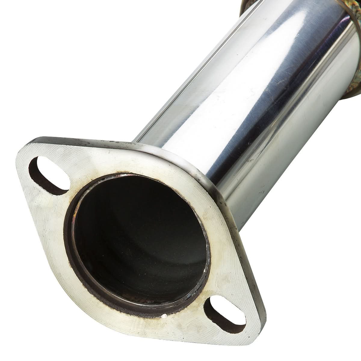 93-97 Toyota Corolla Single Tip Catback Exhaust Stainless Steel