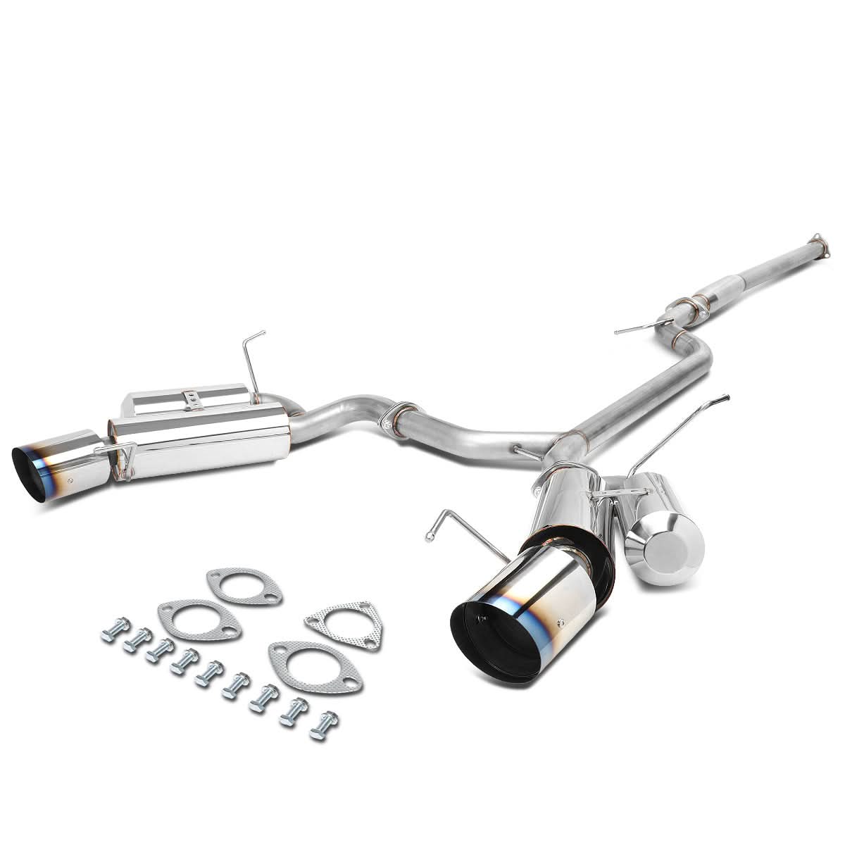 2004-2008 Acura TSX Single Tip Catback Exhaust - Stainless Steel