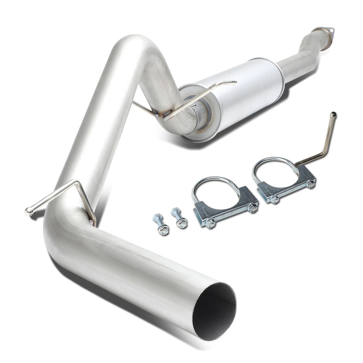 2016-2018 Toyota Tacoma 3.5L Single Tip Catback Exhaust Stainless Steel