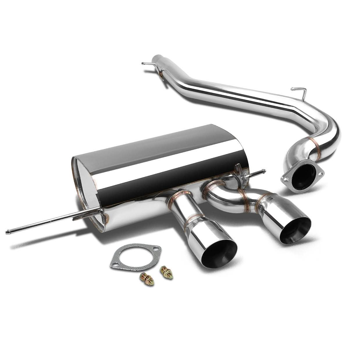 2012-2014 Volkswagen Golf R OE Style Catback Exhaust Dual Tip Stainless Steel