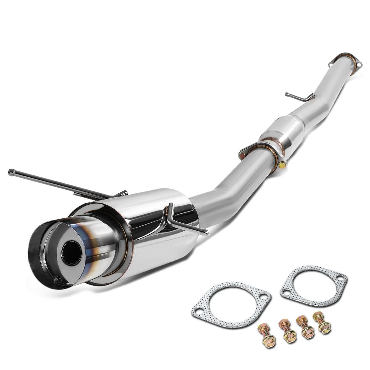 2002-2007 Subaru WRX STI Catback Exhaust Single Burnt Tip Stainless Steel