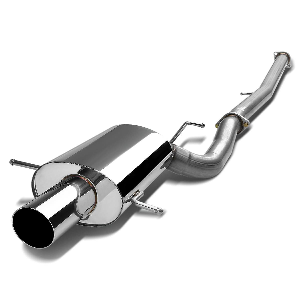 02-07 Subaru WRX/STI Catback Exhaust Single Rolled Tip Stainless Steel