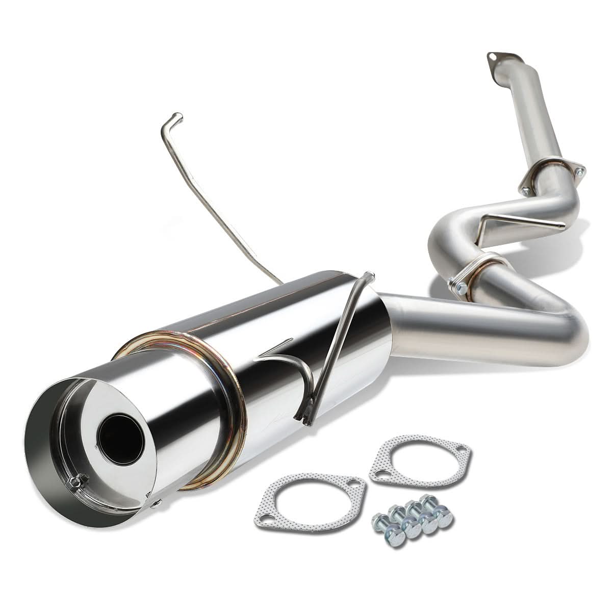 2015-2017 Subaru WRX STI Single Tip Catback Exhaust - Stainless Steel