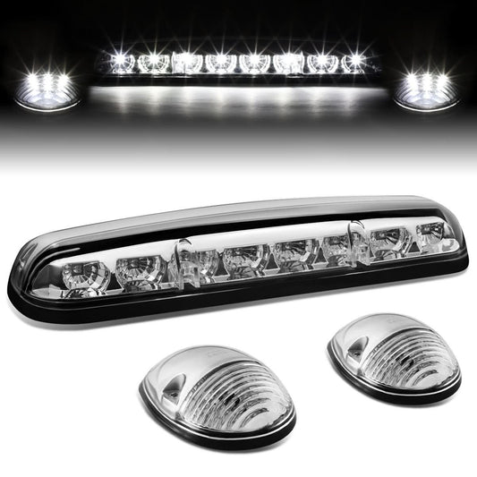 02-07 Chevy Silverado / GMC Sierra Cab Light - Chrome Housing White LED
