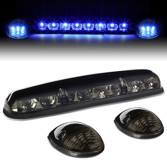 02-07 Chevrolet Silverado / GMC Sierra Smoke Housing Blue LED Cab Light