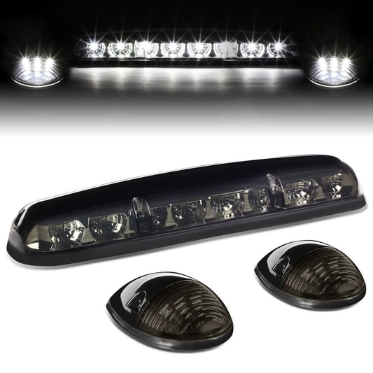 02-07 Chevrolet Silverado / GMC Sierra Smoke Cab Lights White LED