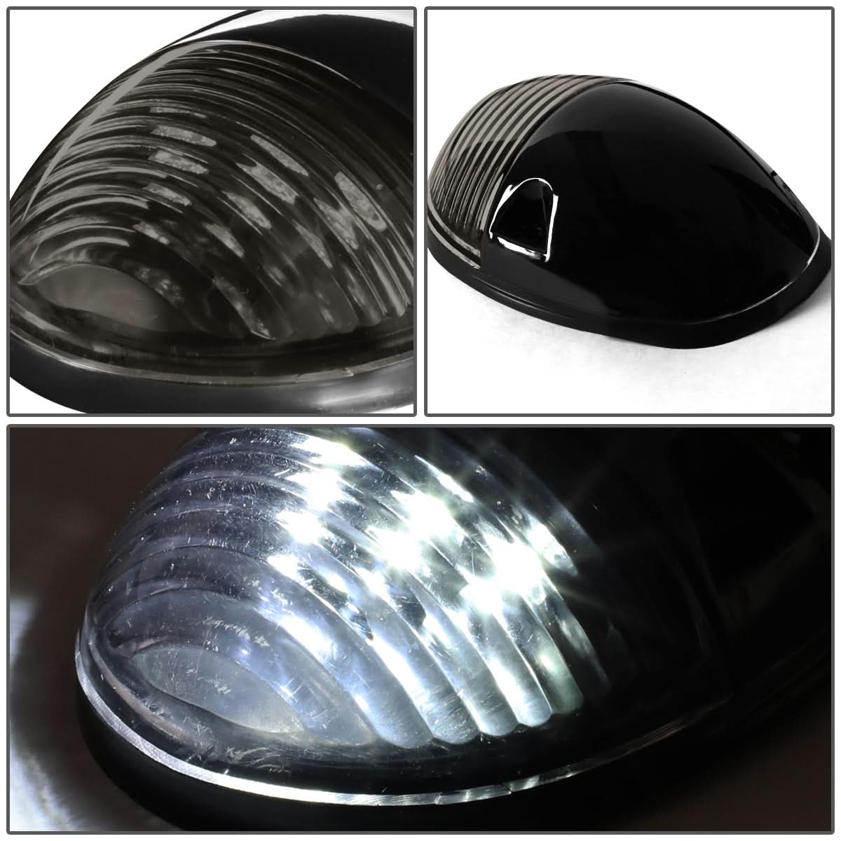 02-07 Chevrolet Silverado / GMC Sierra Smoke Cab Lights White LED