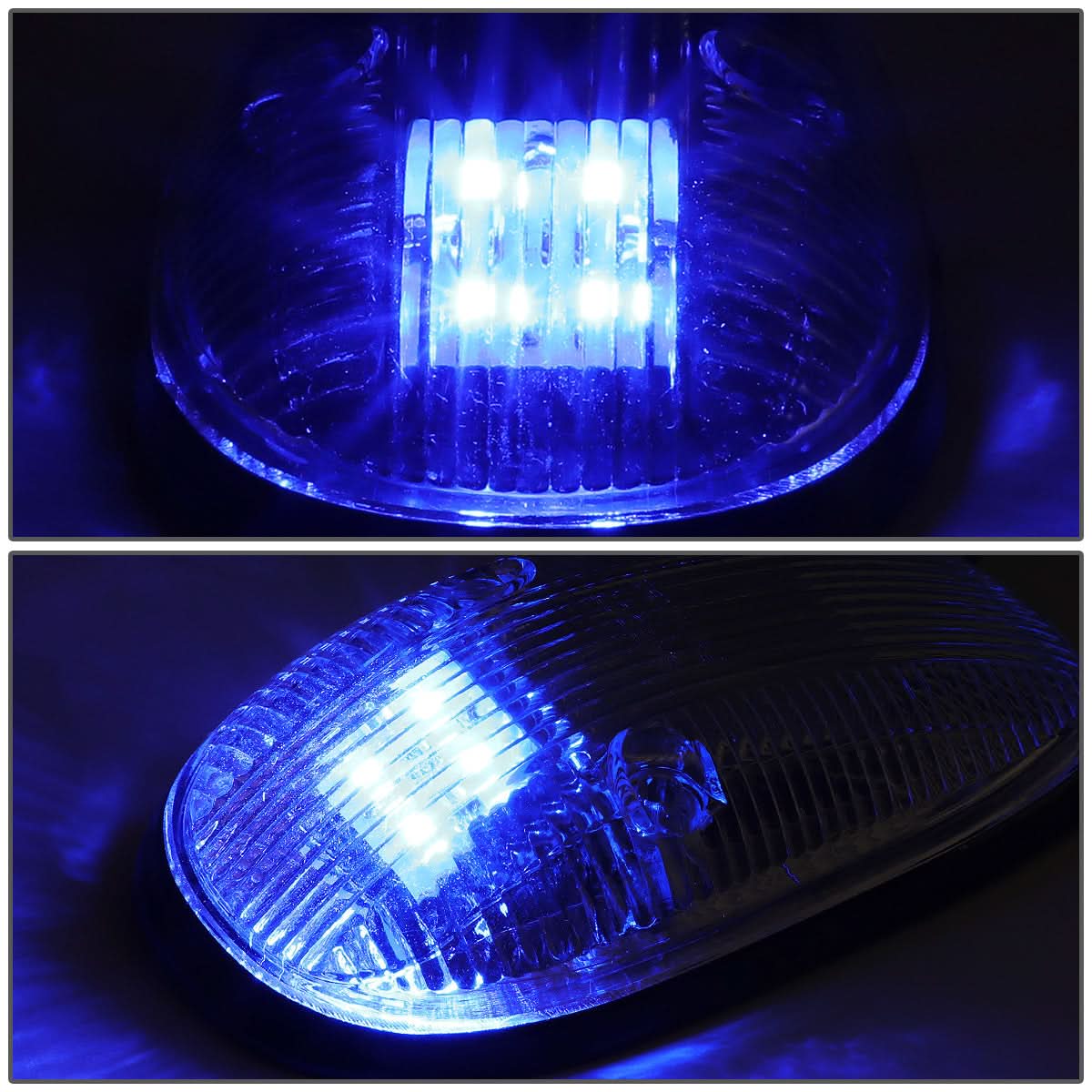 1999-2002 Dodge Ram 2500/3500 Cab Light - Black Housing Blue LED