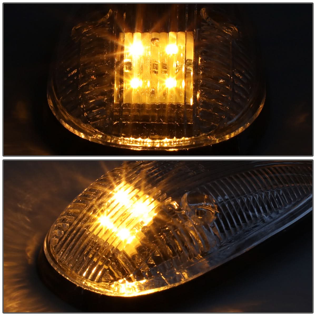 1999-2002 Dodge Ram 2500/3500 Chrome Amber LED Cab Light
