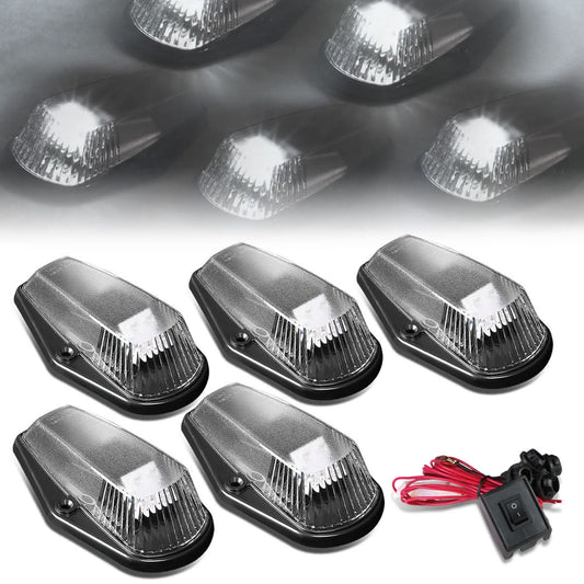 80-96 Ford Super Duty Black Housing White LED Cab Light