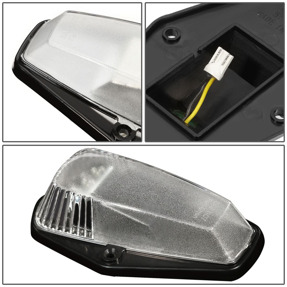 80-96 Ford Super Duty Chrome Housing Blue LED Cab Light