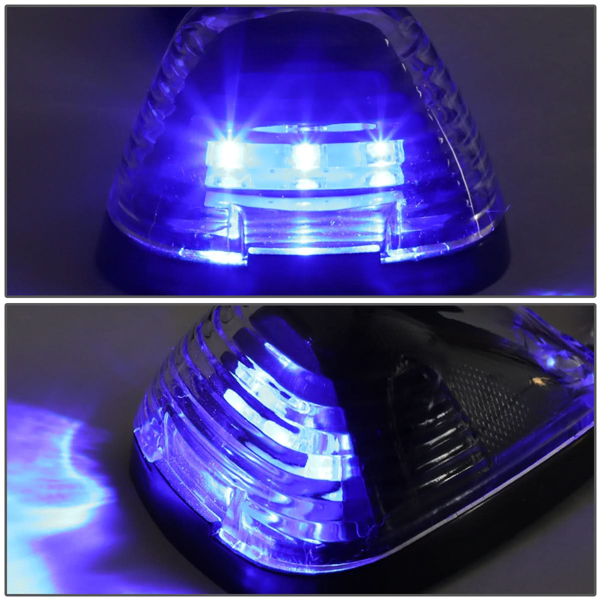 99-15 Ford Super Duty Cab Light - Black Housing Blue LED