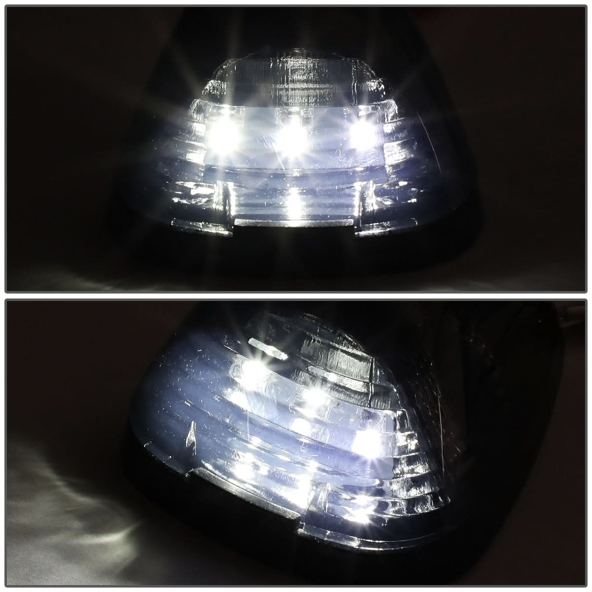 1999-2015 Ford Super Duty Smoke Housing White LED Cab Light