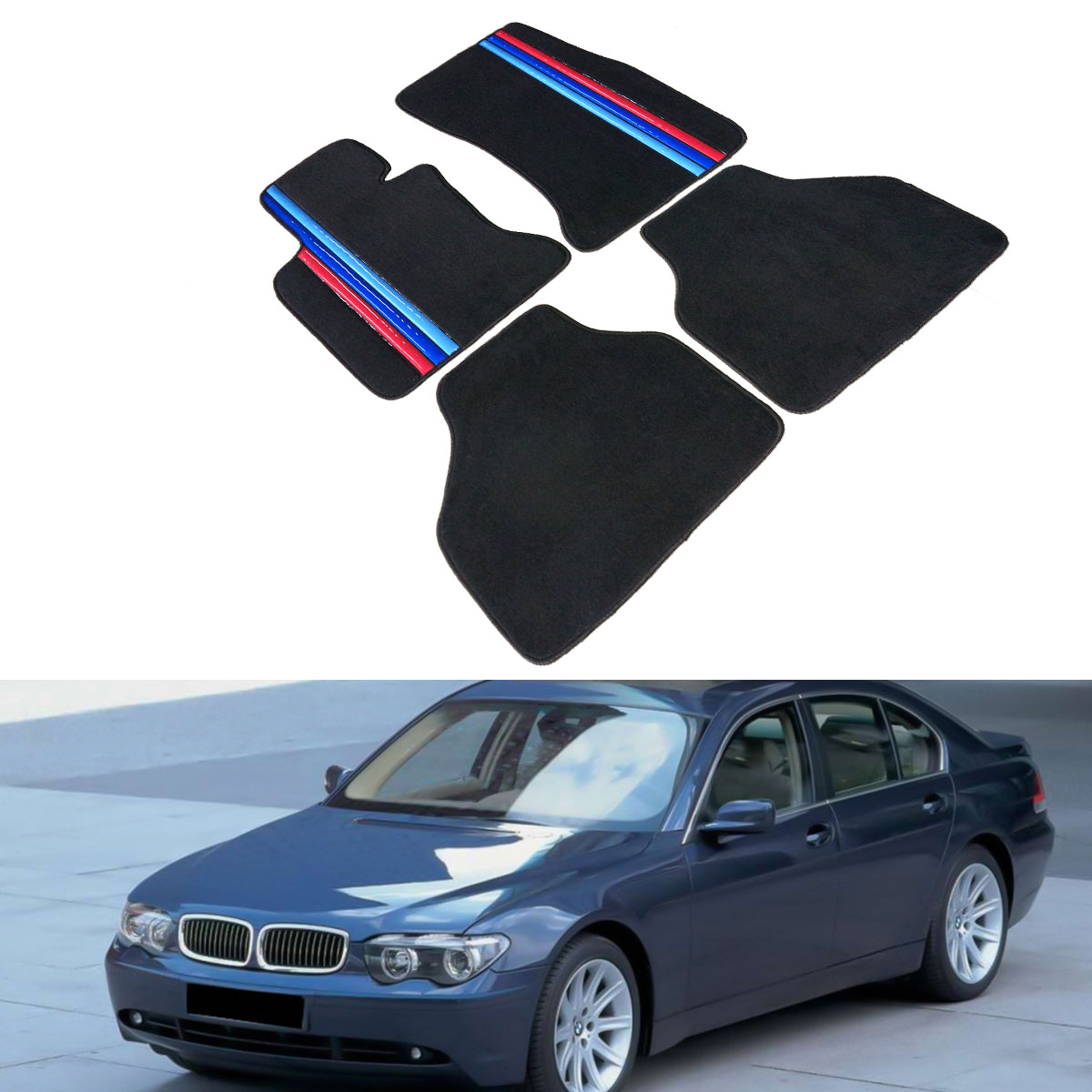 2004-2009 BMW E65 7-Series Floor Mat Carpet Nylon