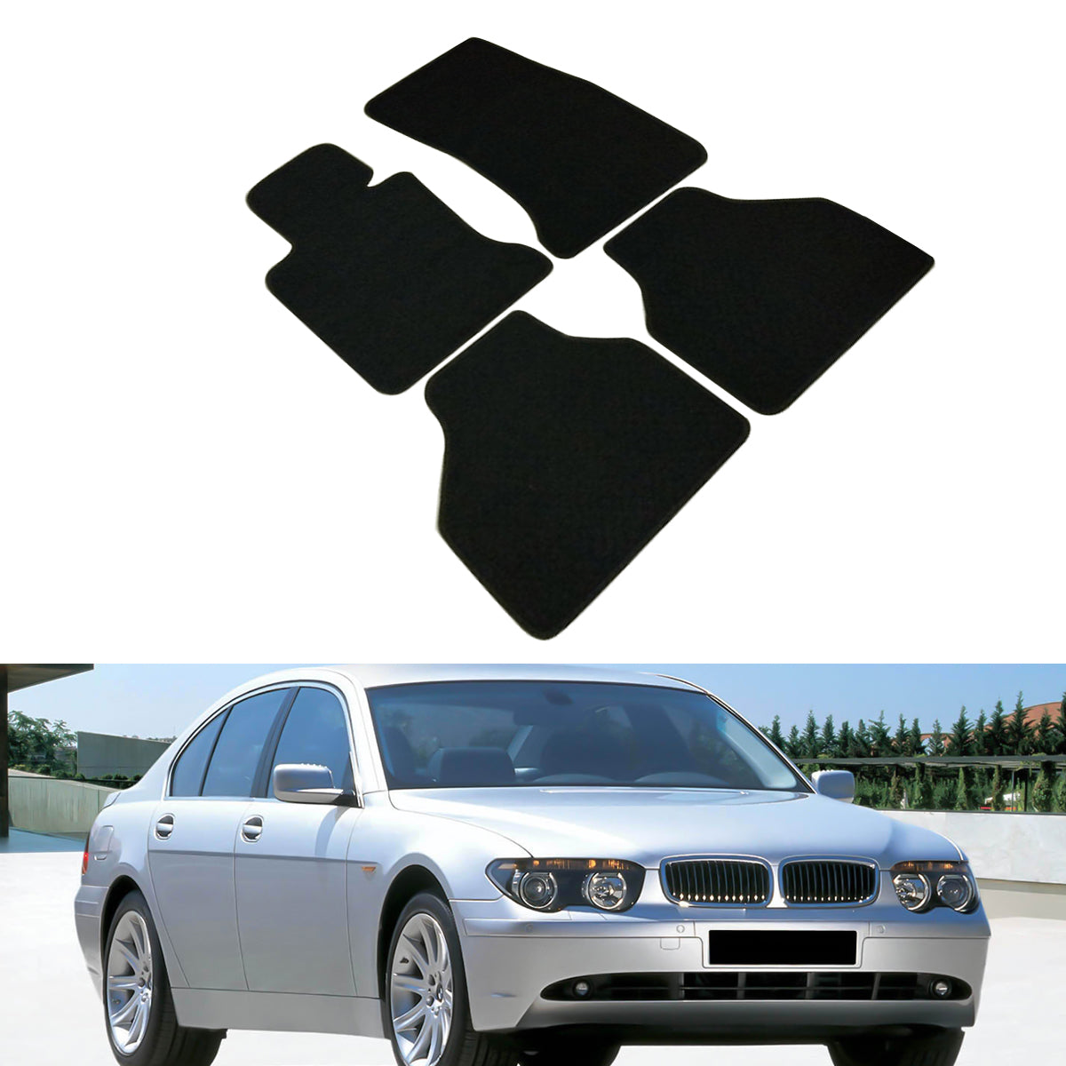 2004-2009 BMW E65 7-Series Floor Mat Carpet Nylon
