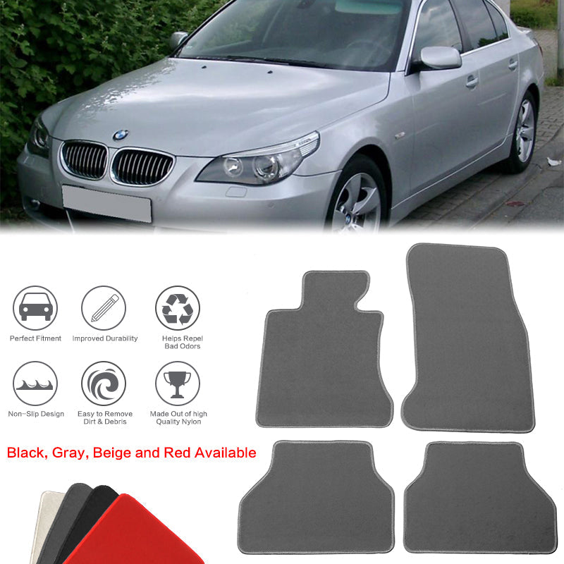 2005-2010 BMW E60 5-Series Sedan Floor Mat Carpet Nylon