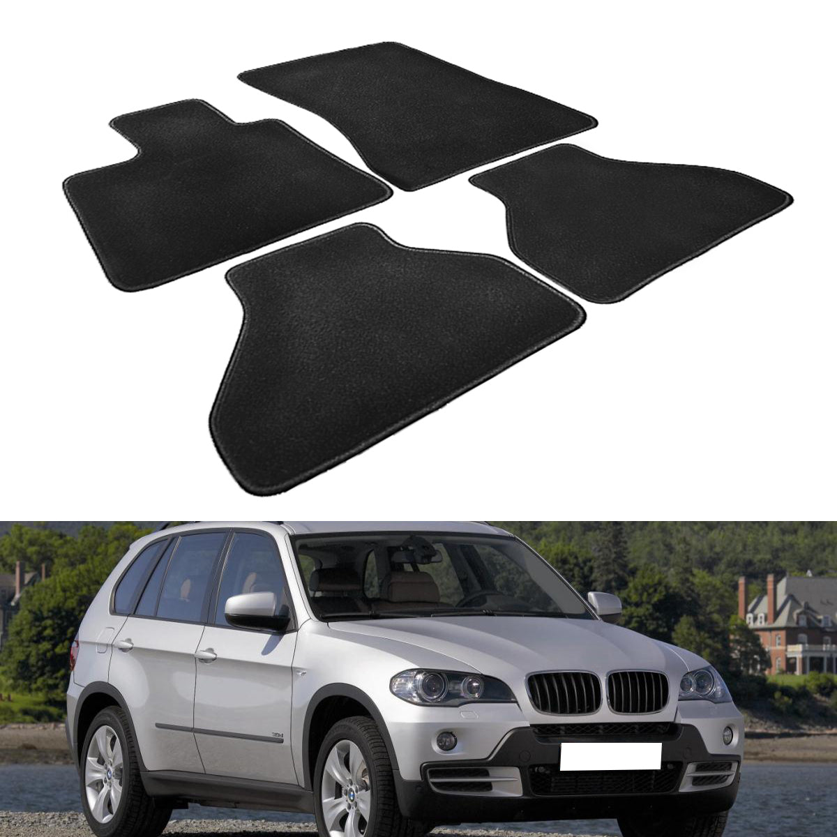 2007-2012 BMW E70 X5 Floor Mat Carpet Nylon