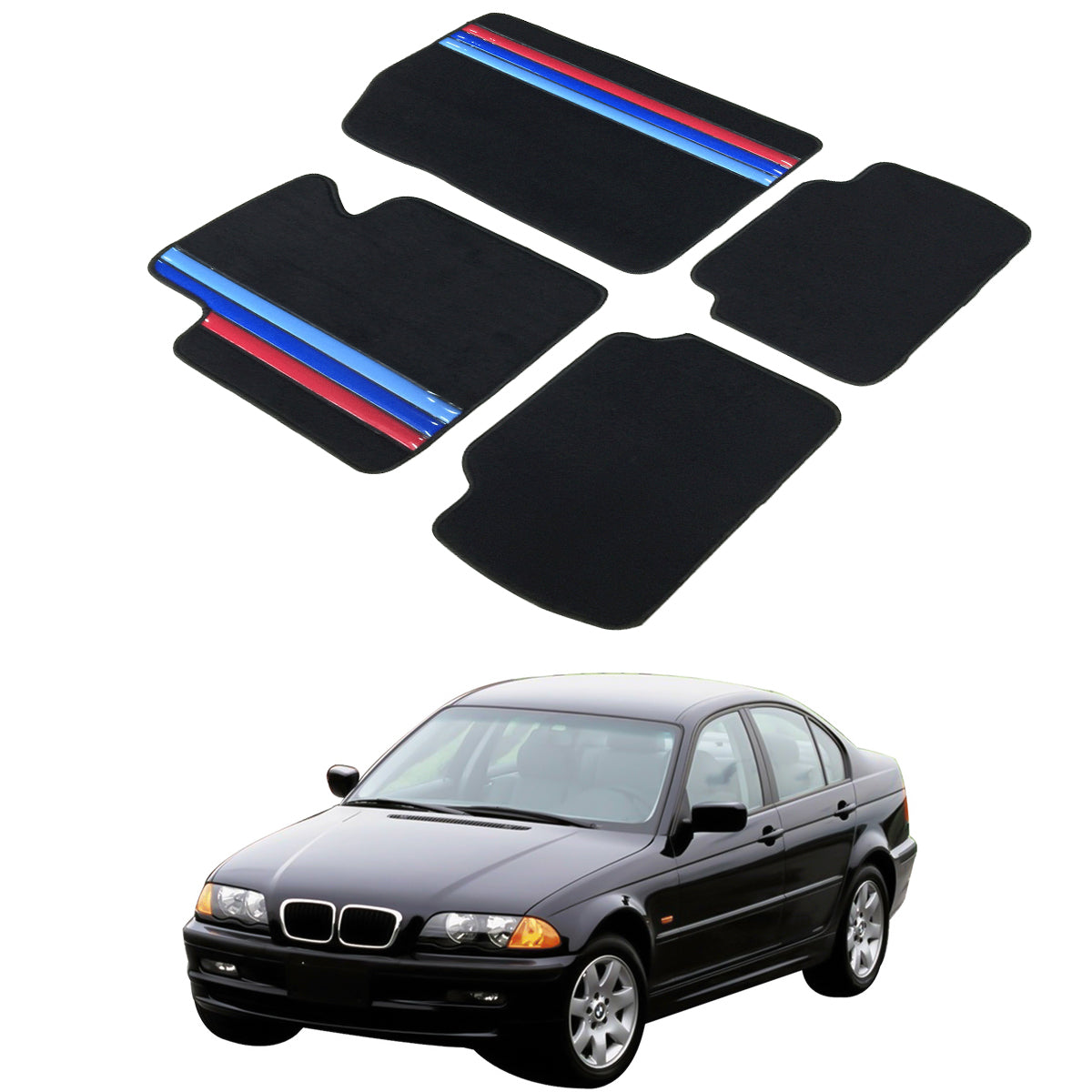 1999-2005 BMW E46 3-Series 2001-2006 BMW M3 Coupe Floor Mat Nylon