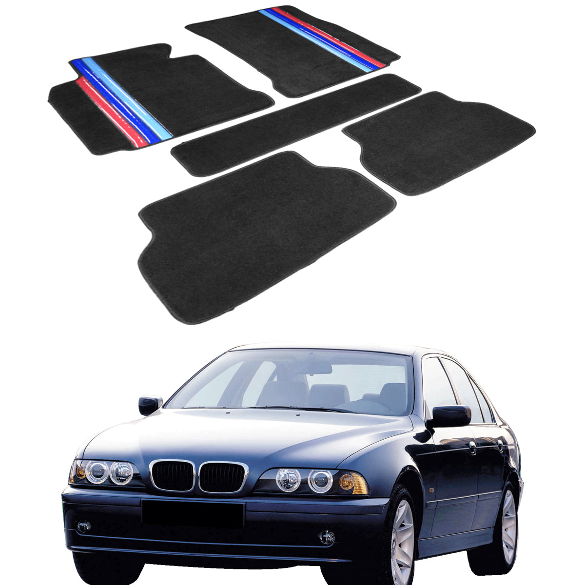 1997-2003 BMW E39 5-Series Floor Mat Carpet Nylon