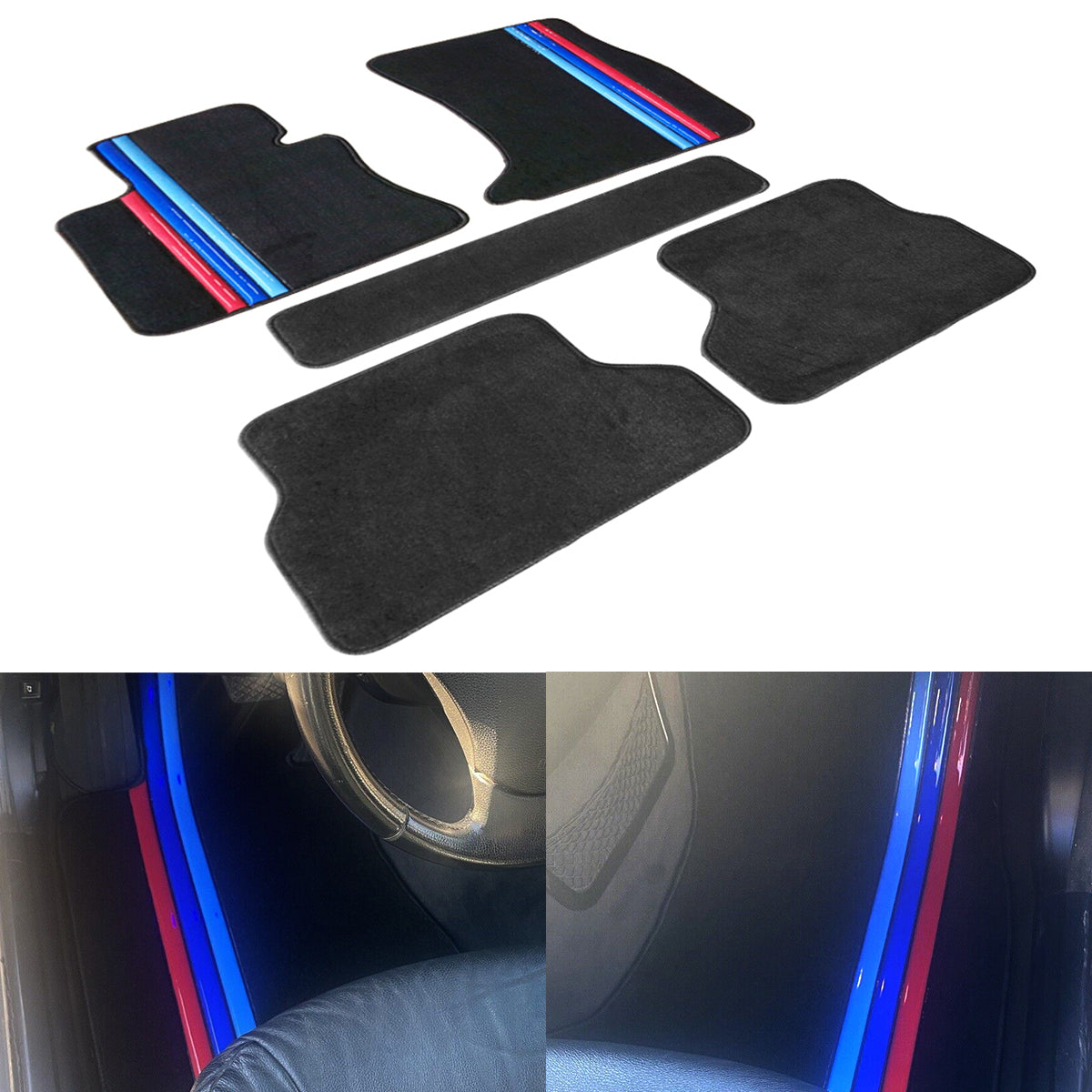 2004-2009 BMW E60 Sedan 4-Door Floor Mat Carpet Nylon