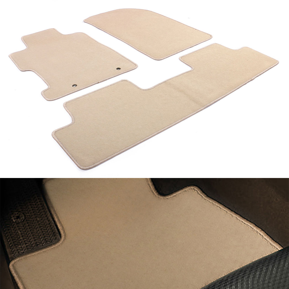 Best Car Mats for Honda Civic 2006-2011 2/4 Door Nylon 3PCS