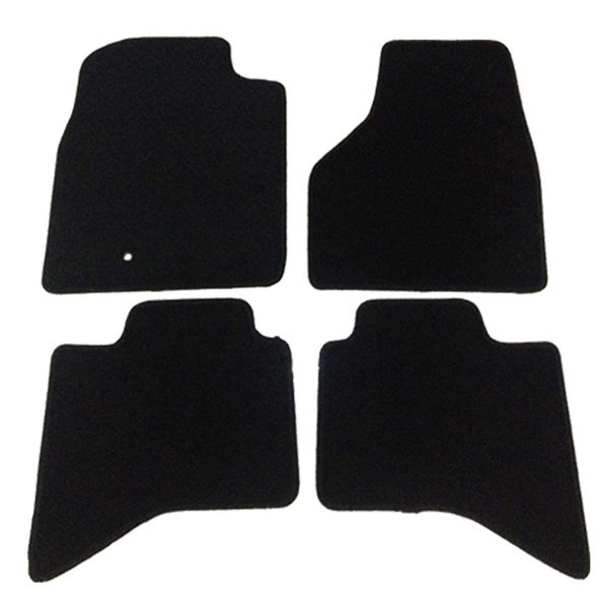 Car Floor Mat for 2009-2012 Dodge Ram Black Carpet 4PC Nylon