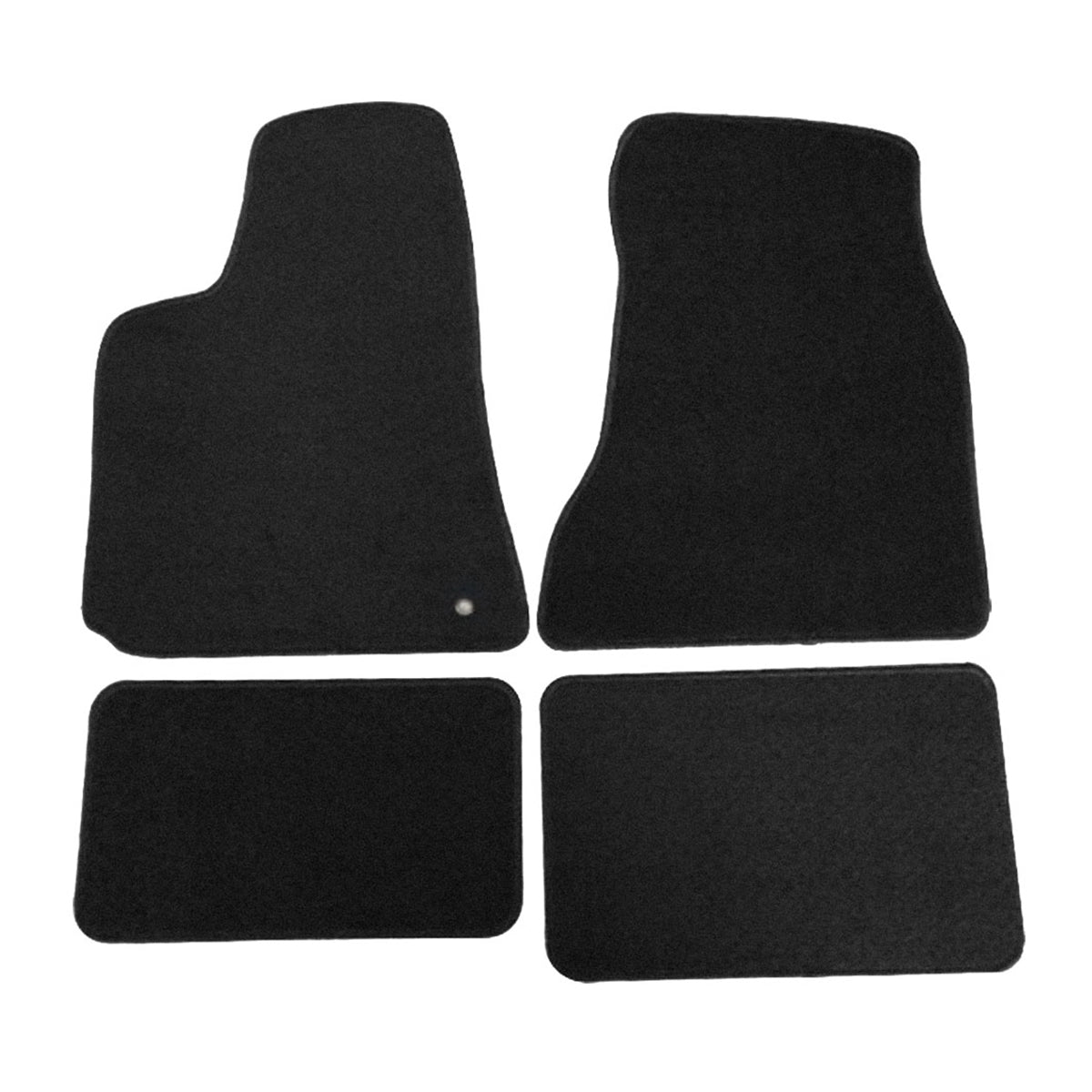 Car Floor Mat for 2005-2010 Chrysler 300 300C Black Carpet 4PC Nylon