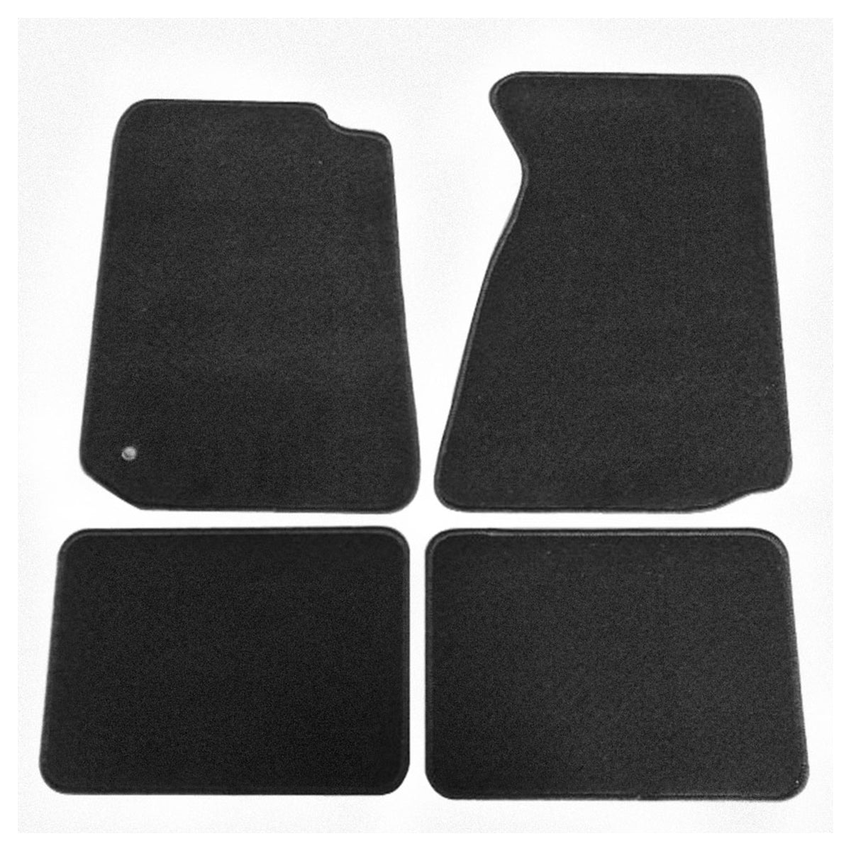 Car Floor Mat for 1994-1998 Ford Mustang Black Carpet 4PC Nylon