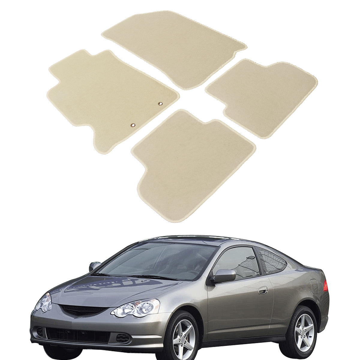 2002-2006 Acura RSX Car Floor Mats Carpet 4PC Nylon