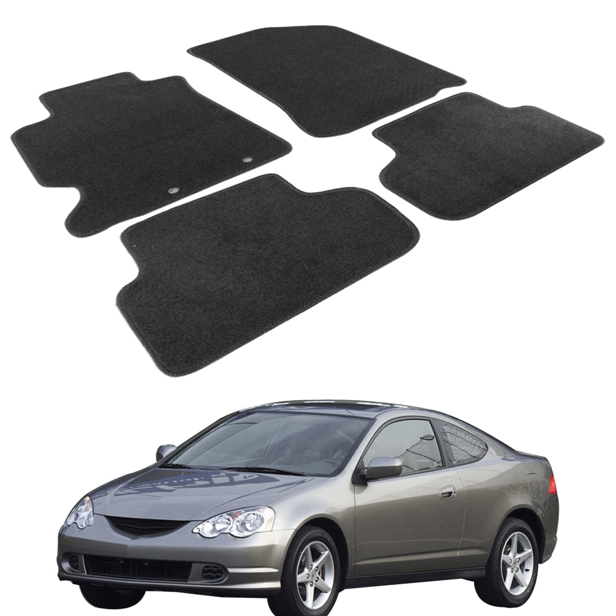 2002-2006 Acura RSX Car Floor Mats Carpet 4PC Nylon