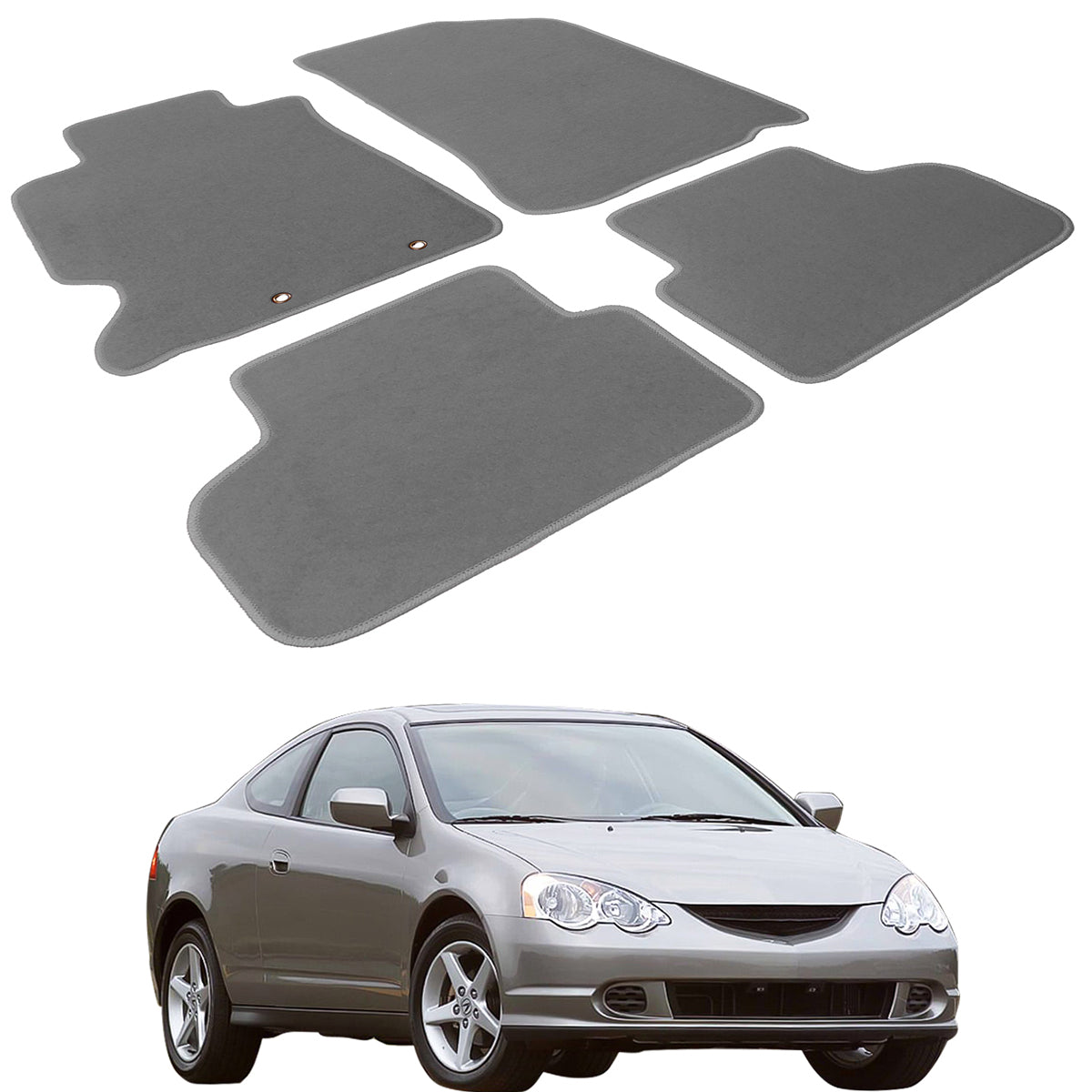 2002-2006 Acura RSX Car Floor Mats Carpet 4PC Nylon