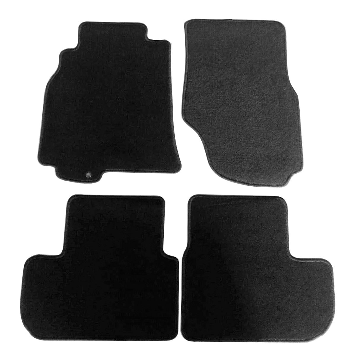 Car Floor Mat for 2003-2007 Infiniti G35 2-Door Black Carpet 4PC Nylon