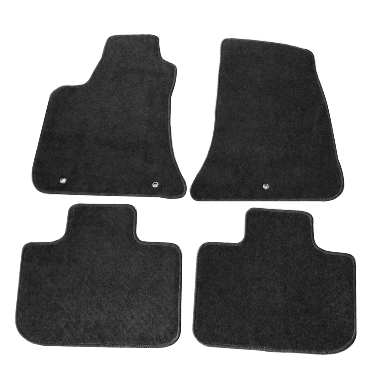 Car Floor Mat for 2011-2023 AWD Chrysler 300 Dodge Charger Black Nylon