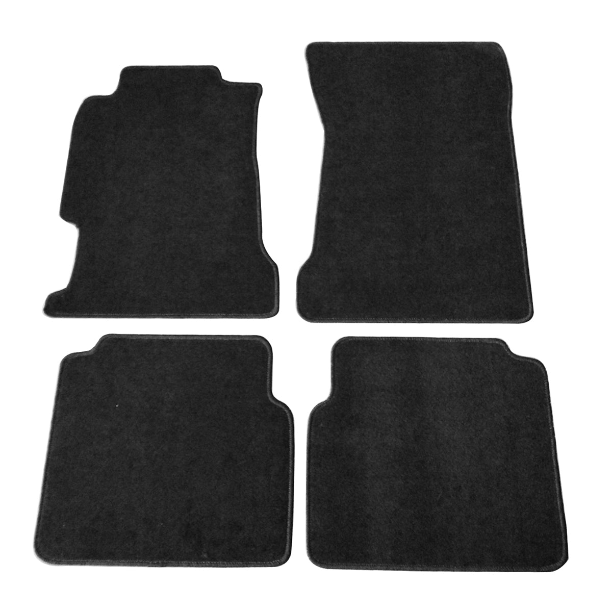 Car Floor Mat for 1994-1997 Honda Accord Black Carpet 4PC Nylon