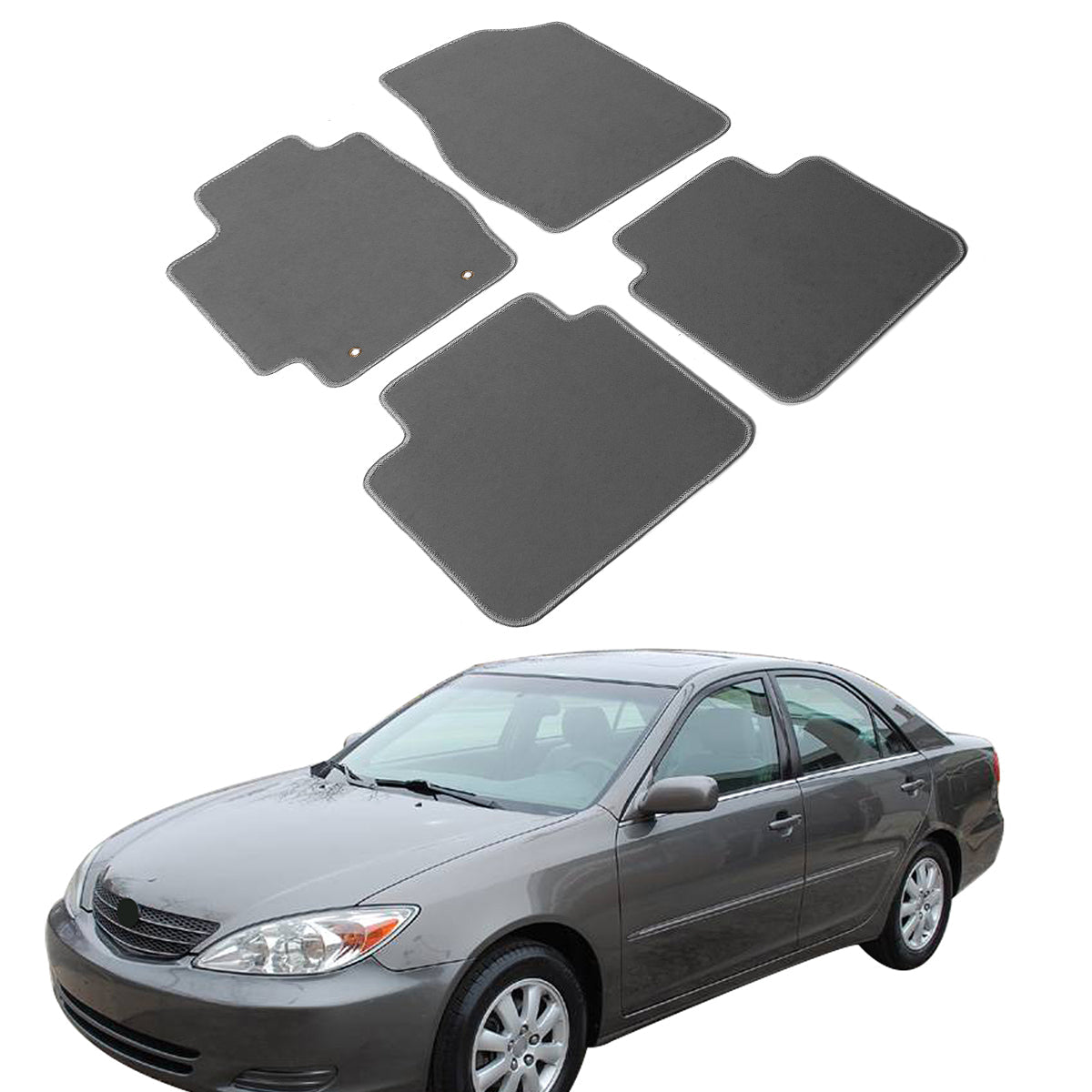 Car Floor Mats Carpet for 2002-2006 Toyota Camry Nylon 4PC