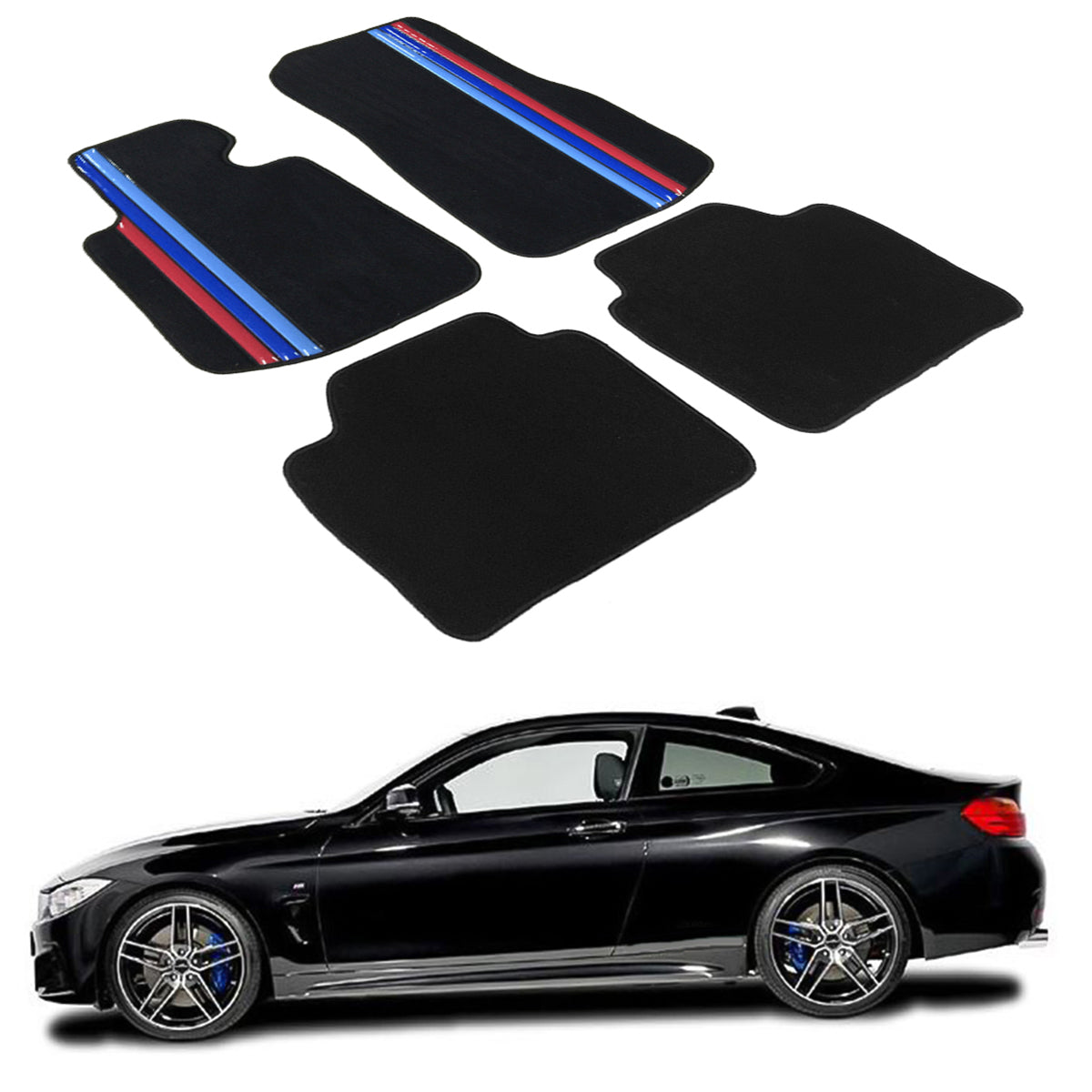 2014-2020 BMW F32 4 Series Car Floor Mats Carpet 4PC Nylon