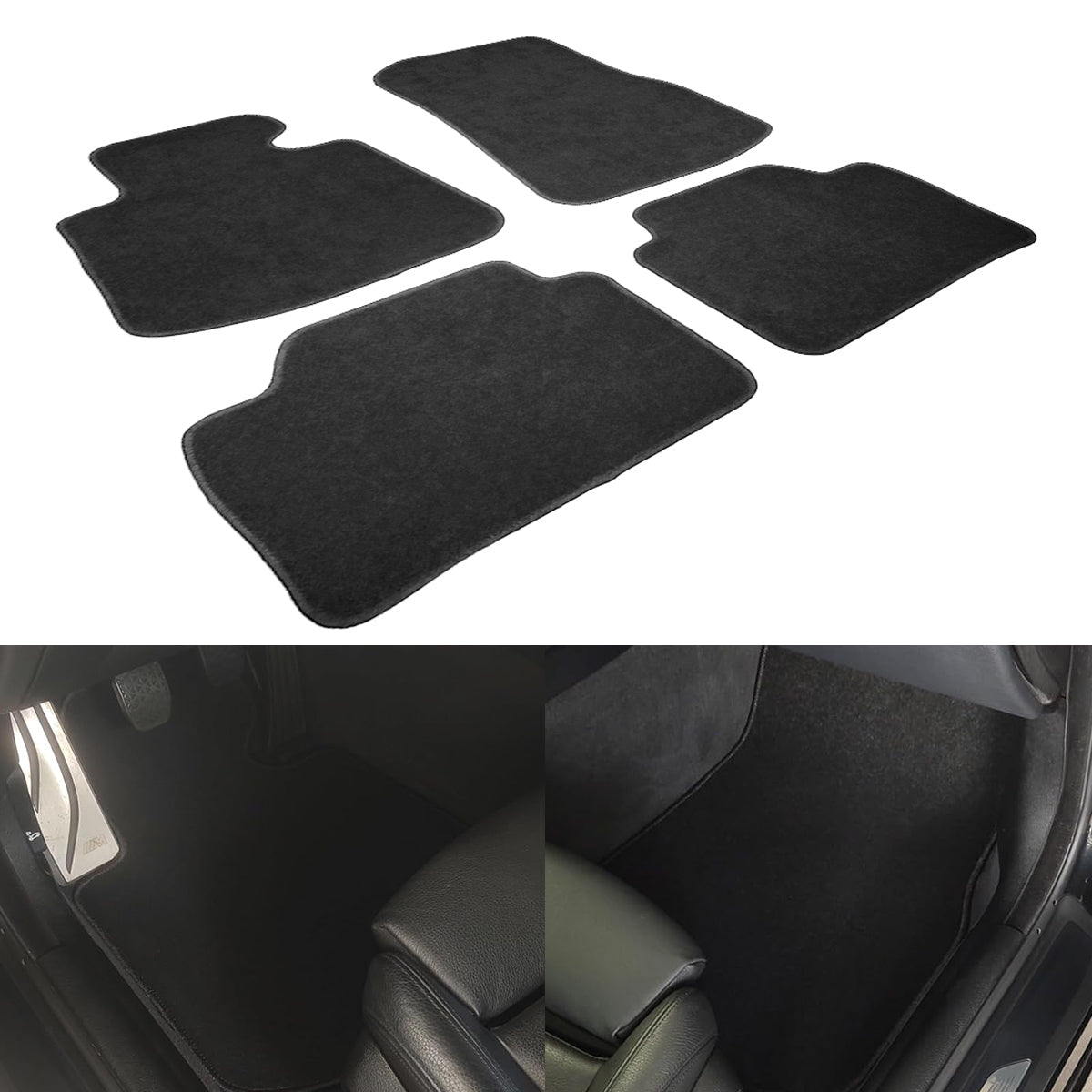 2014-2020 BMW F32 4 Series Car Floor Mats Carpet 4PC Nylon