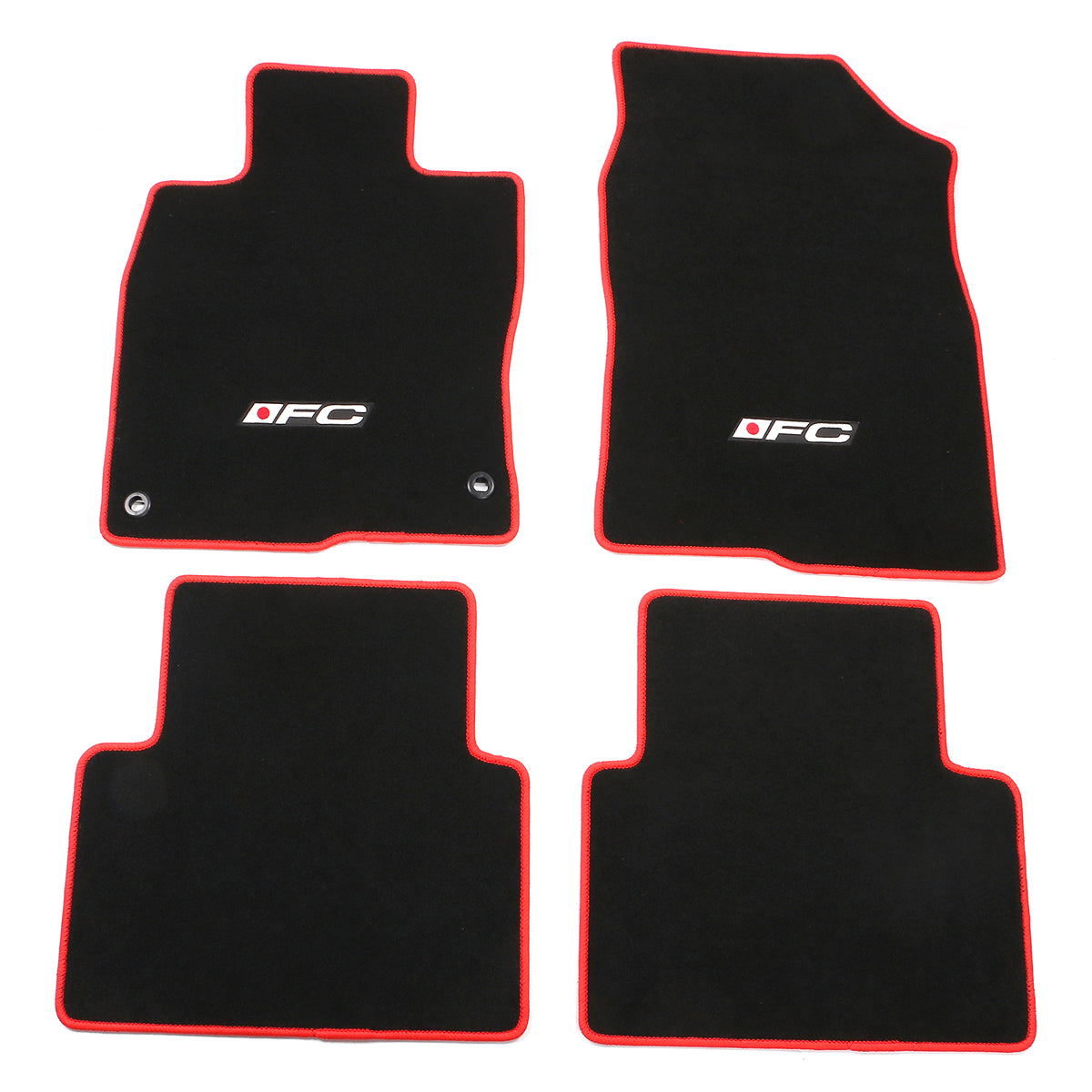 2016-2021 Honda Civic 4-Door Car Floor Mats Carpet 4PC Nylon
