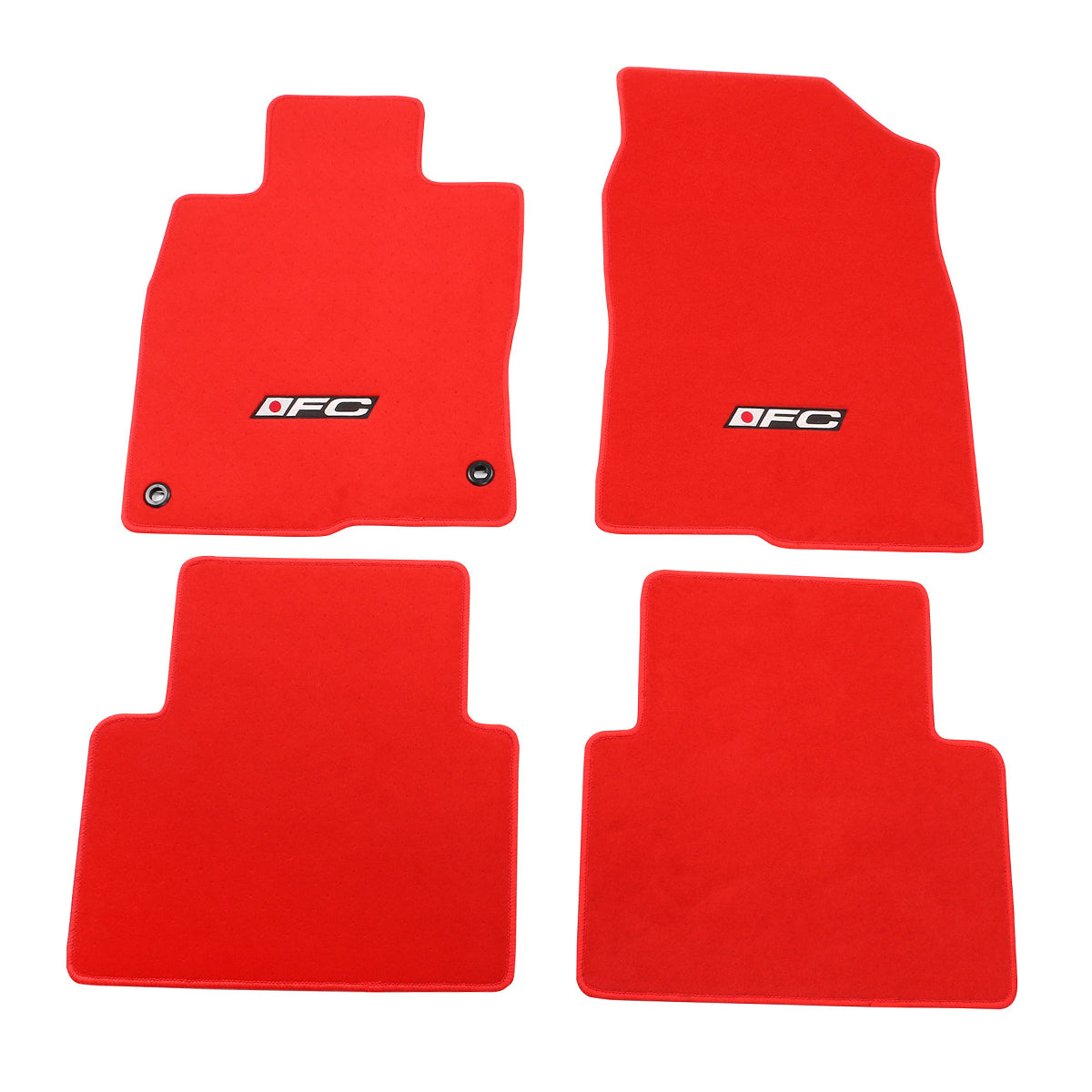 2016-2021 Honda Civic 4-Door Car Floor Mats Carpet 4PC Nylon