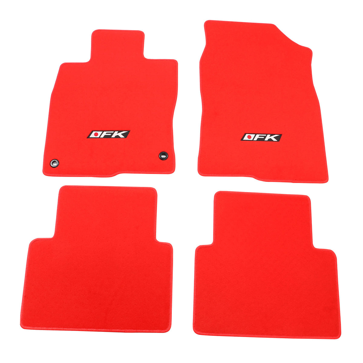 2016-2021 Honda Civic 4-Door Car Floor Mats Carpet 4PC Nylon