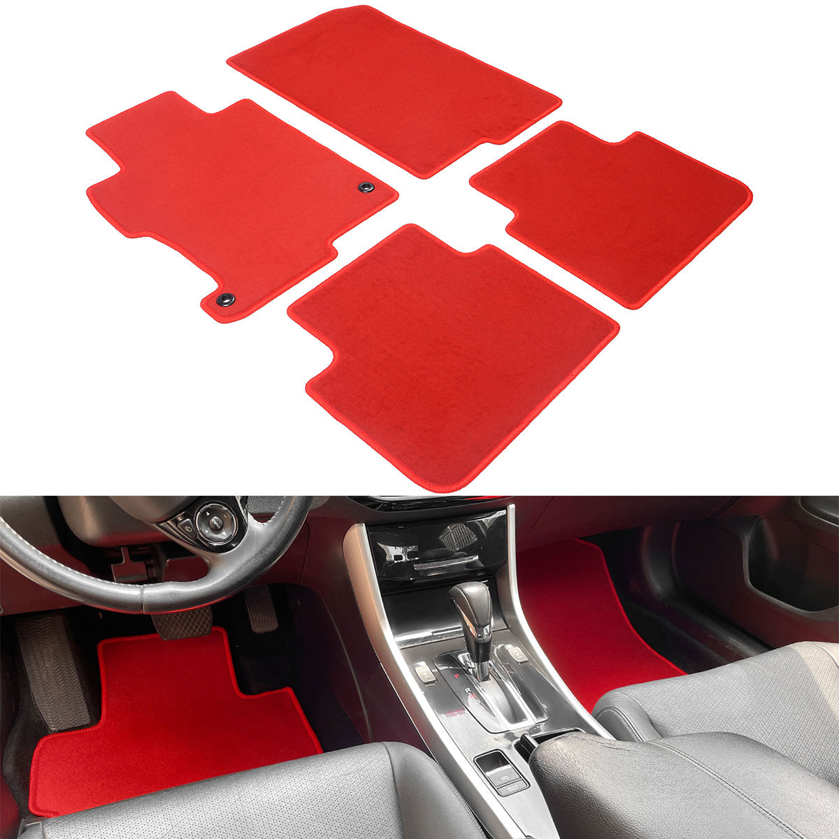 2013-2017 Honda Accord Sedan Car Floor Mats Carpet 4PC