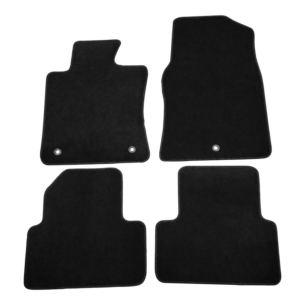 Car Floor Mat for 2009-2014 Acura TL Black Carpet 4PC Nylon