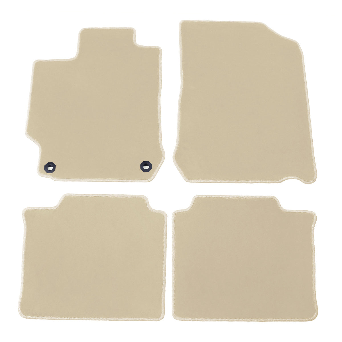 2012-2017 Toyota Camry Car Floor Mats Carpet 4PC Nylon & Latex Rubber